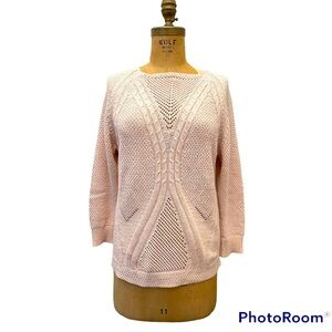 French Connection | Pale Pink Cotton Sweater